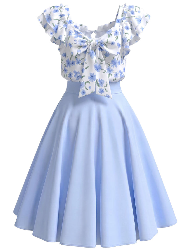 [Pre-Sale] 1950s Bow Vintage Classic Dress