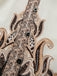 Robe Boho à Imprimé Paisley Col V et Manches Lanternes Années 1970