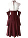 Robe Longue Gothique Dos-Nu Manches Drapées Fente Haute Années 1960 3