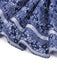 3PCS Robe Florale Bleu Foncé & Tablier Dentelle & Haut Bouffant Années 1950 10