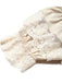 [Prévente] 2PCS Beige Off‑Shoulder Dentelle Volant Top et Asymétrique Jupe Années 1970