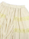 Jupe Beige Dentelle Victorienne Superposée Asymétrique Années 1950 6