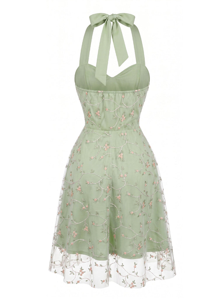 1950s Halter Vintage Classic Dress 18