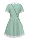 Costume Cosplay Fée Papillon Étoile Vert Années 1950 3