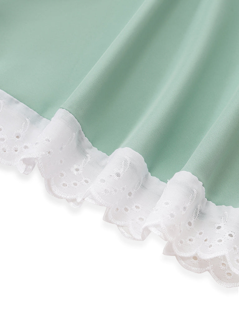 Costume Cosplay Fée Papillon Étoile Vert Années 1950 7