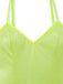 Robe de fée verte scintillante à ourlet feuillage avec ailes années 1950