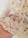 3PCS Robe Noire Col Carré & Tablier Floral & Haut en Dentelle Années 1950 5