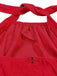 Combinaison Corduroy Croix Halter Col Jambes Larges Années 1950
