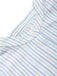 [Prévente] Blouse bleu clair rayée à nœud et manches lanternes années 1940