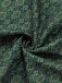 Robe Vert Imprimé Fleurie Col Carré et Tablier Années 1950