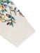 Robe beige moulante à fleurs et épaules dénudées années 1960