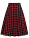 [Prévente] Ensemble deux pièces noir et rouge à carreaux, blazer cintré et jupe à ceinture années 1950 - 12