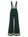 [Prévente] Ensemble deux pièces, blouse à manches ballon et pantalon à bretelles galonné années 1970 - 15