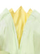 Ensemble robe de princesse féerique verte en satin à pétales années 1950