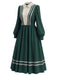 [Prévente] Robe en dentelle à volants, col poupée et manches longues Années 1970 - 3