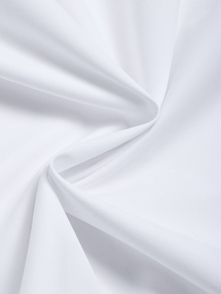[Prévente] Ensemble corset à imprimé fleurs et robe blanche à nœud Années 1950 - 12