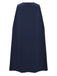 Robe bleu marine plissée de cosplay reine avec cape années 1970