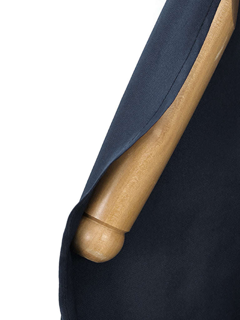 Robe plissée bleu marine cape inspirée de Queen années 70