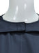 Robe plissée bleu marine cape inspirée de Queen années 70