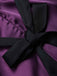 [Prévente] Robe gothique Lolita violet profond en satin à découpe cœur Années 1940 - 6