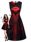 [Prévente] Robe d'Halloween motif chauve-souris gothique années 50