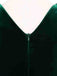Robe trapèze en velours à col V et bretelles à nouer Années 1960 - 5