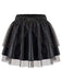 2PCS Corset brodé de motifs de plumes de paon et jupe plissée en tulle