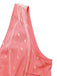 Robe pailletée à col en V rose corail des années 1950 7
