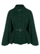 Manteau cape à revers couleur camel des années 1940