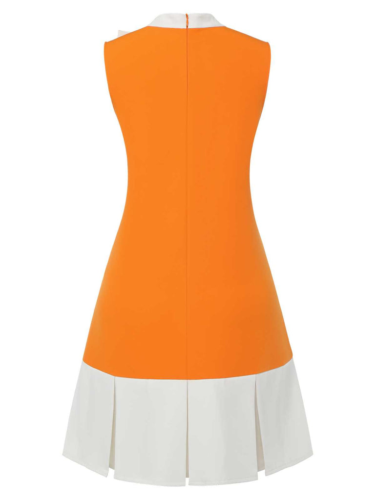[Pré-vente] Robe sans manches violette à nœud papillon des années 1960