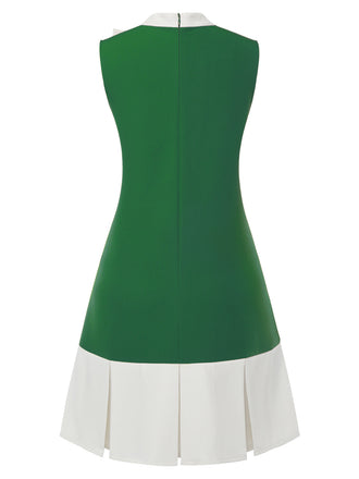 Robe sans manches Ă  nĆud papillon des annĂ©es 1960