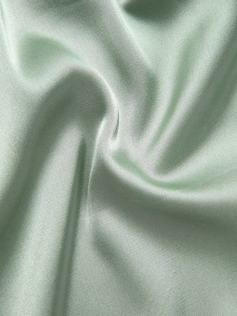 Robe froissée unie vert vif des années 1960