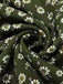 [Prévente] [Grande taille] Robe marguerite à boutons revers vert des années 1950