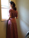 Robe à fleurs en V rouge vin des années 40 Vintage Chic