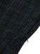 Robe à revers en tartan Blackwatch verte des années 1950