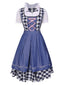 Robe traditionnelle de carnaval bavarois de l'Oktoberfest Dirndl