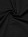 Robe sirène noire unie à lacets manches chauve-souris des années 1930