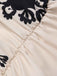 Combishort rose à imprimé tribal col oblique des années 40