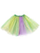3PCS Masque de carnaval haut & jupon & bandeau découpés années 1970