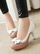 Chaussures à Talons Hauts avec Nœud Papillon