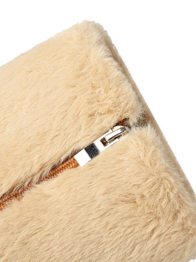 Bottes vintage à semelles épaisses en daim contrasté