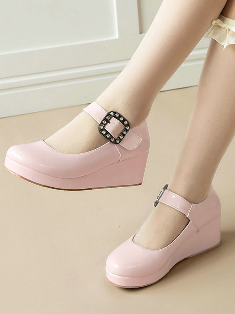 Chaussures Mary Jane Vintage Lolita à Boucle 8