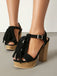 Vintage Bout Pointu Bride Cheville Talons 2