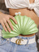 Pochette Vintage en Acrylique Perle Coquillage 10