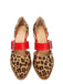 chaussures Léopard Buckle Strap Chunky High Heel Mary Jane Pumps