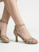 Escarpins Beige Daim Bride Cheville à Lanières 4