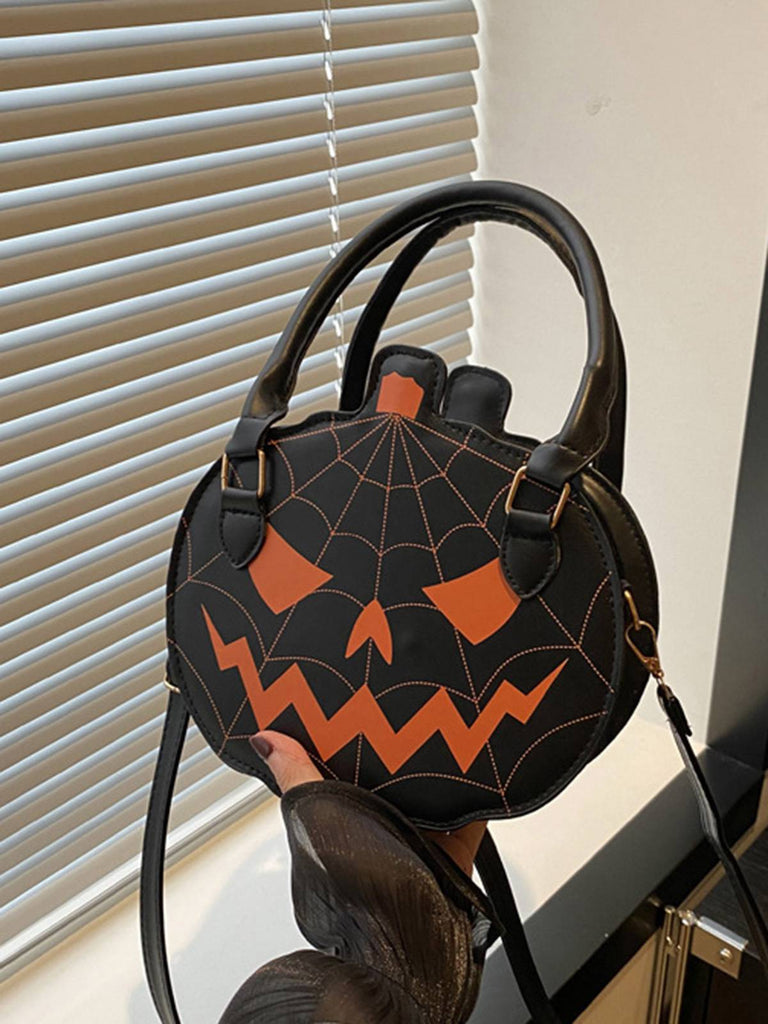 Sac à main citrouille Jack-o'-lantern pour Halloween