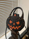 Sac à main citrouille Jack-o'-lantern pour Halloween