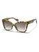 Lunettes de soleil vintage à monture carrée en plastique