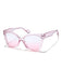 Lunettes de soleil vintage à monture carrée en plastique